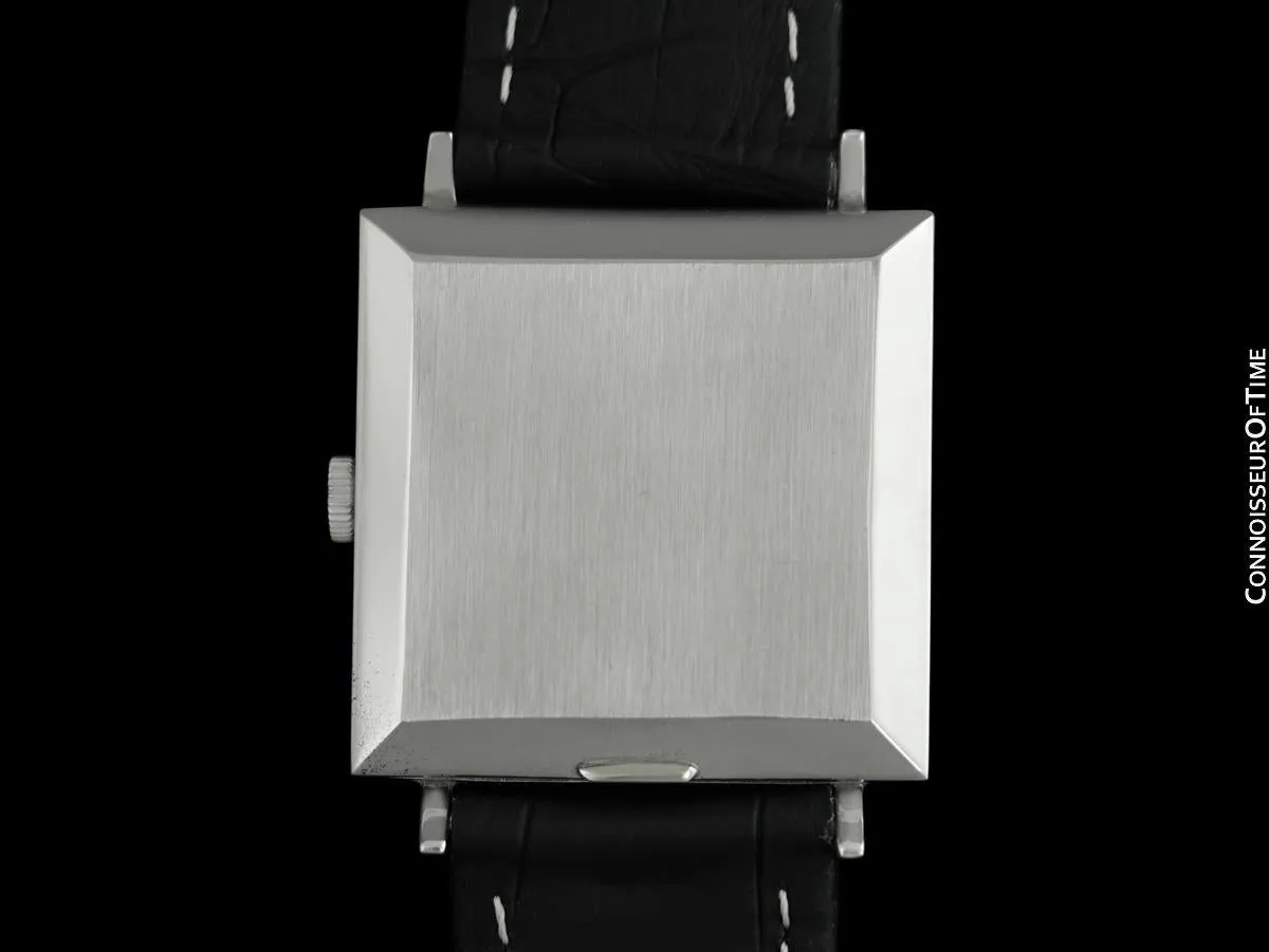 c. 1970 IWC Vintage Mens Square Watch, Cal. 8541B Automatic - Stainless Steel