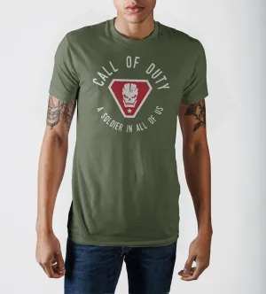 Call of Duty A Solider In All Of Us Vintage Skull T Shirt