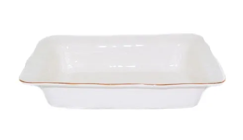 Cantaria Large Rectangular Baker Ivory