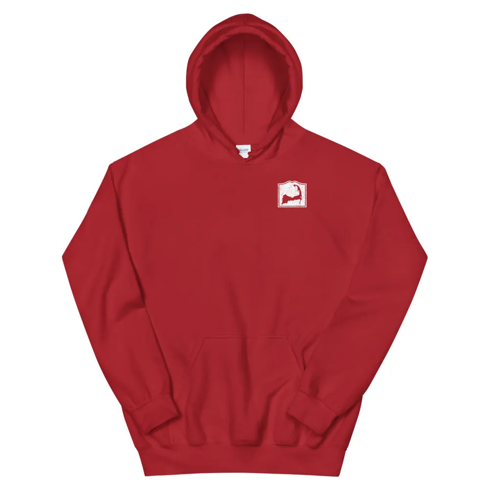 Cape Cod Mass Hoodie Sweatshirt (Front & Back)