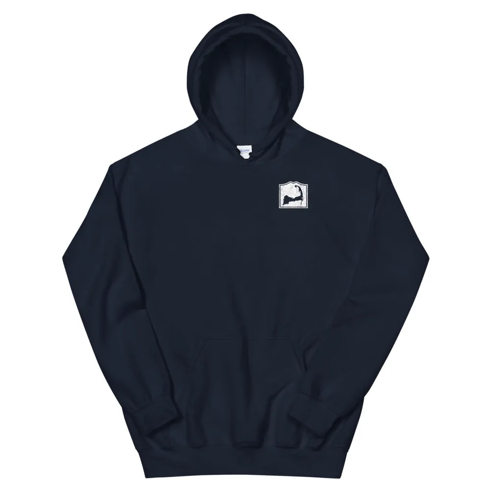 Cape Cod Mass Hoodie Sweatshirt (Front & Back)