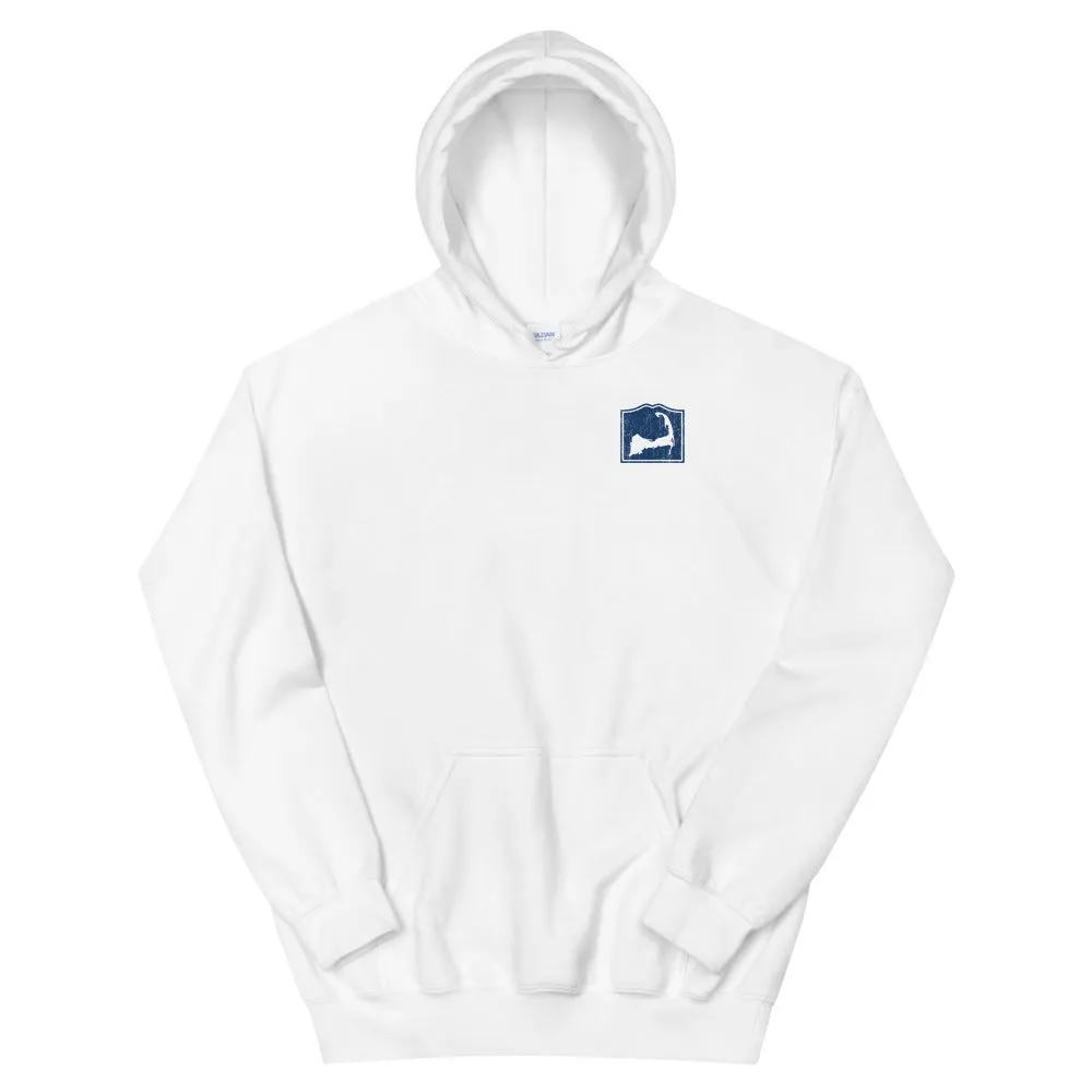 Cape Cod Mass Hoodie Sweatshirt (Front & Back)