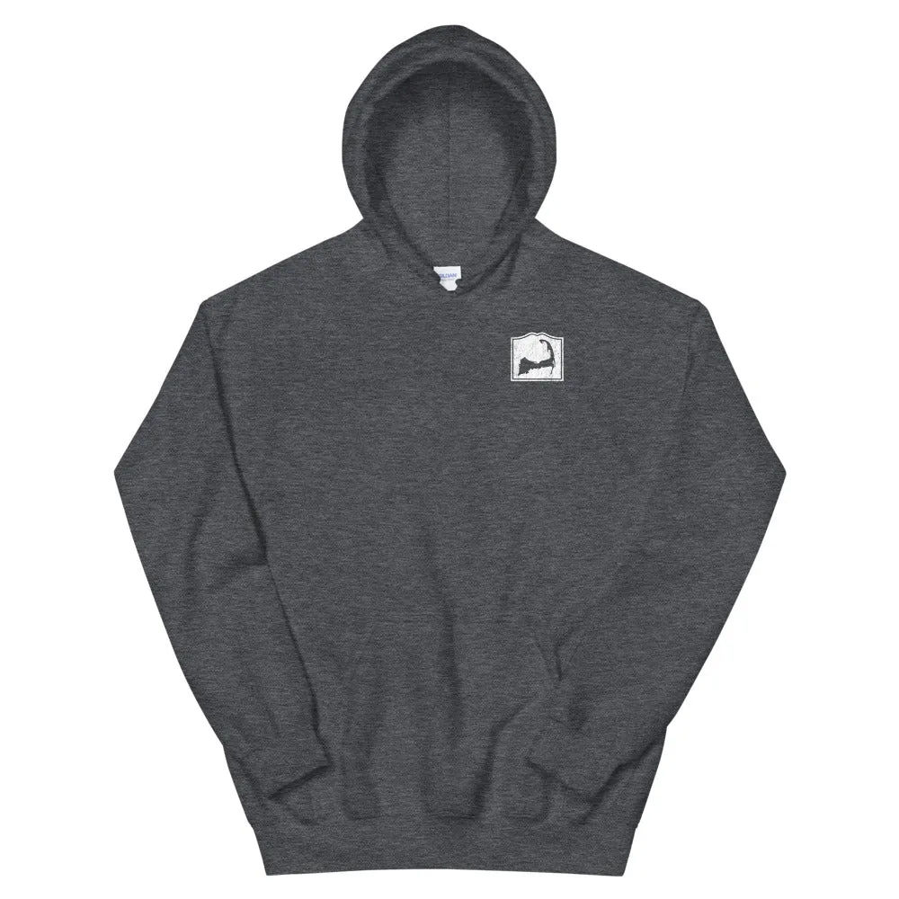 Cape Cod Mass Hoodie Sweatshirt (Front & Back)