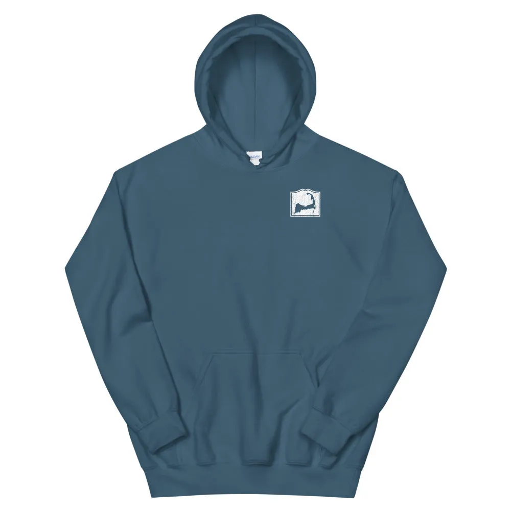 Cape Cod Mass Hoodie Sweatshirt (Front & Back)