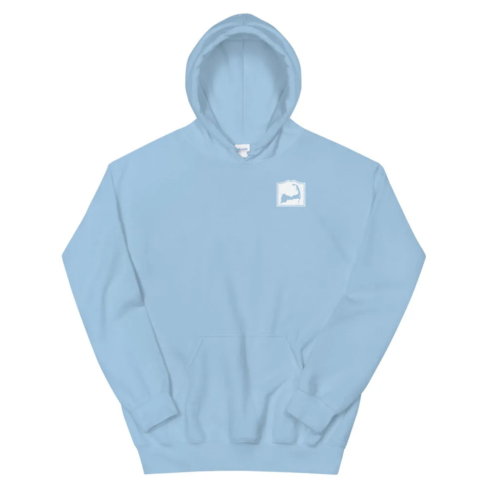Cape Cod Mass Hoodie Sweatshirt (Front & Back)