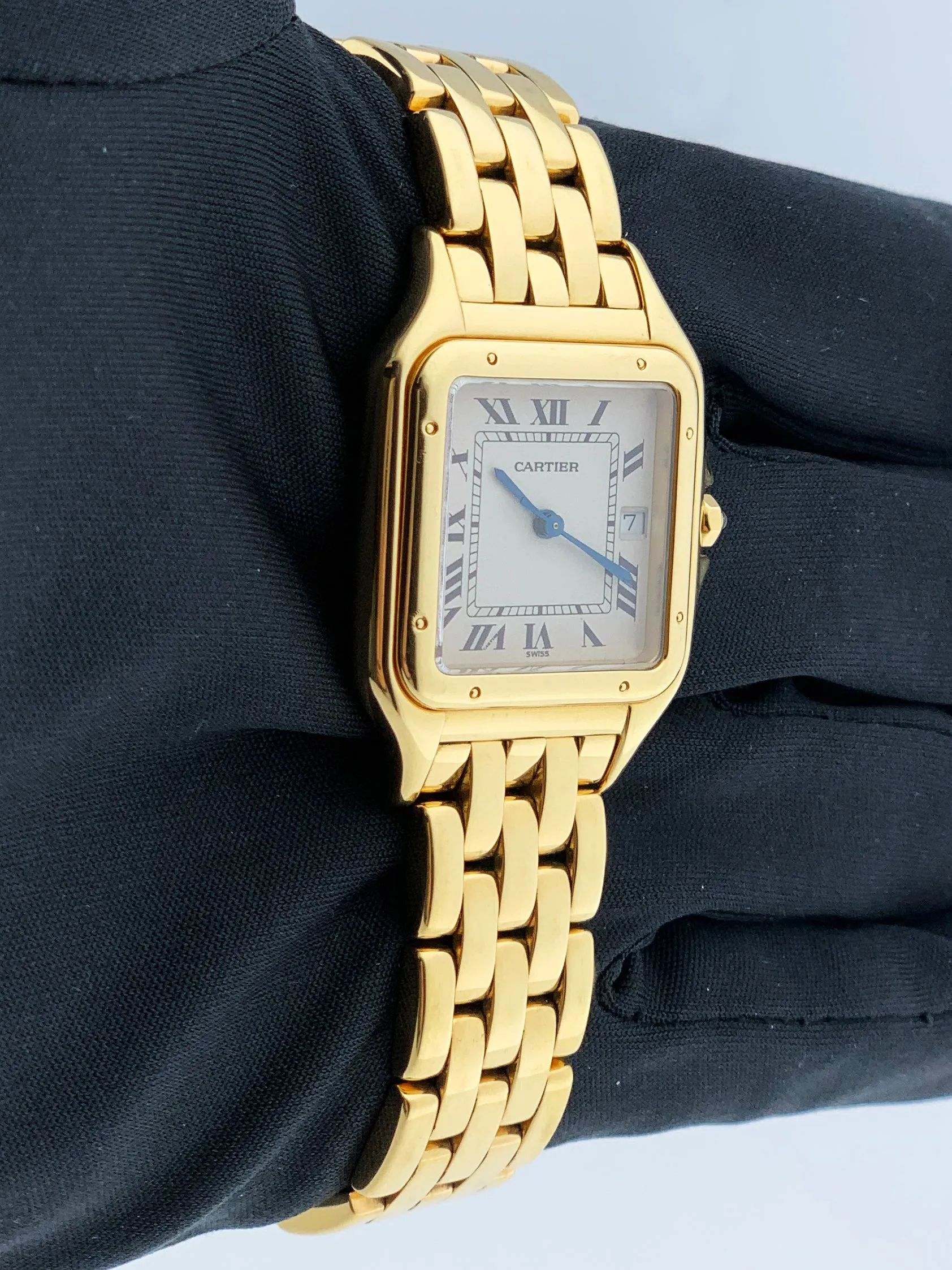 Cartier Panthere Large 18K Yellow Gold Mens Watch