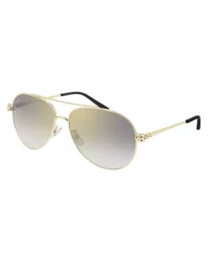 CARTIER | Panthère de Cartier Woman Sunglasses | Gold