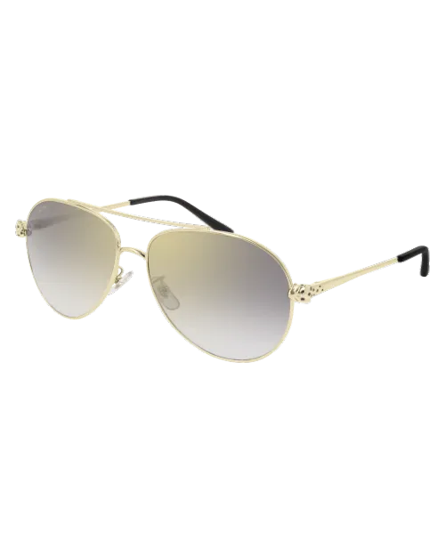 CARTIER | Panthère de Cartier Woman Sunglasses | Gold
