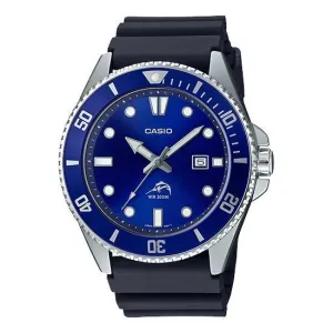 Casio Analog Stainless Steel Bezel Blue MDV106B-2AV