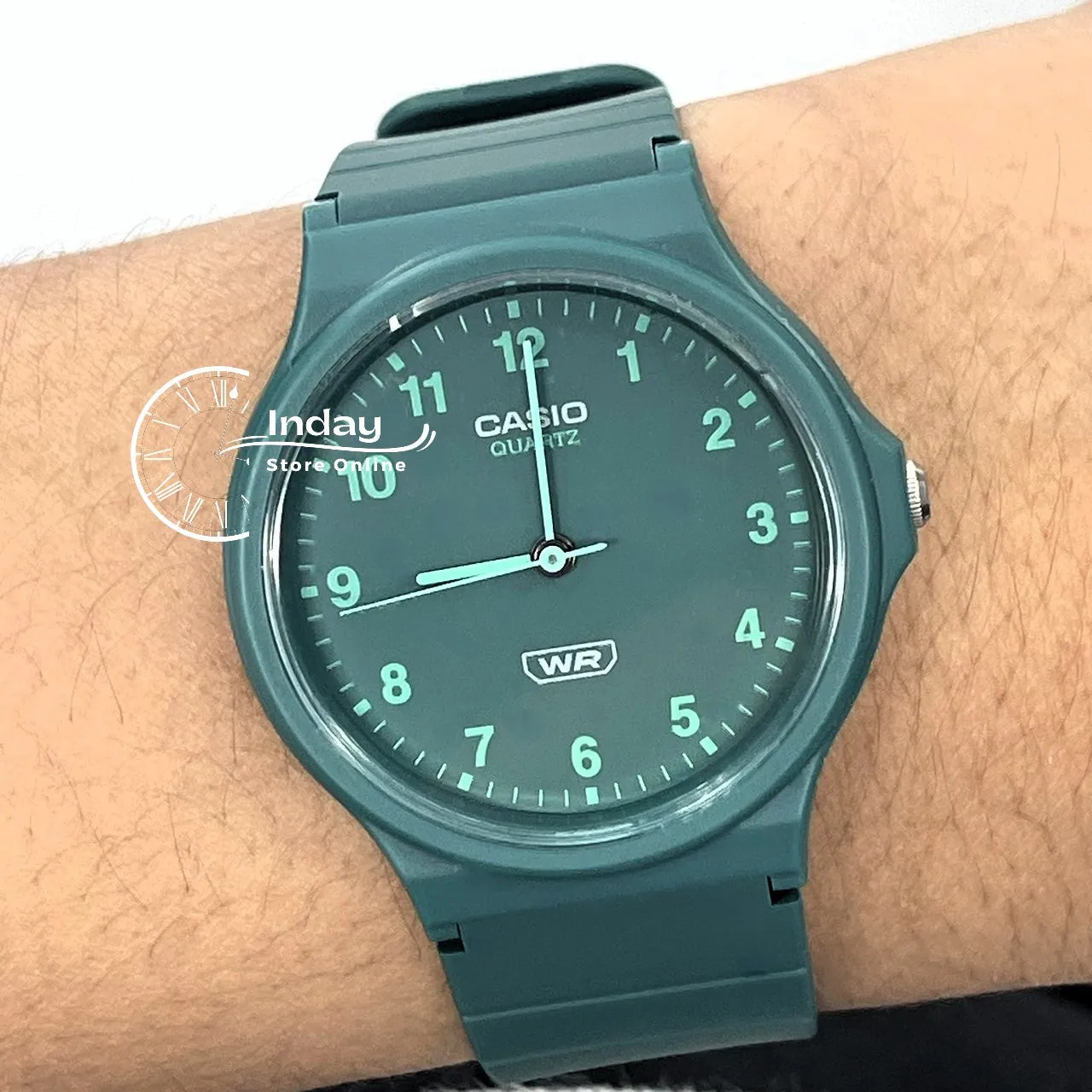 Casio Analog Women's Watch MQ-24B-3B Bio-based Resin Glass Resin Band