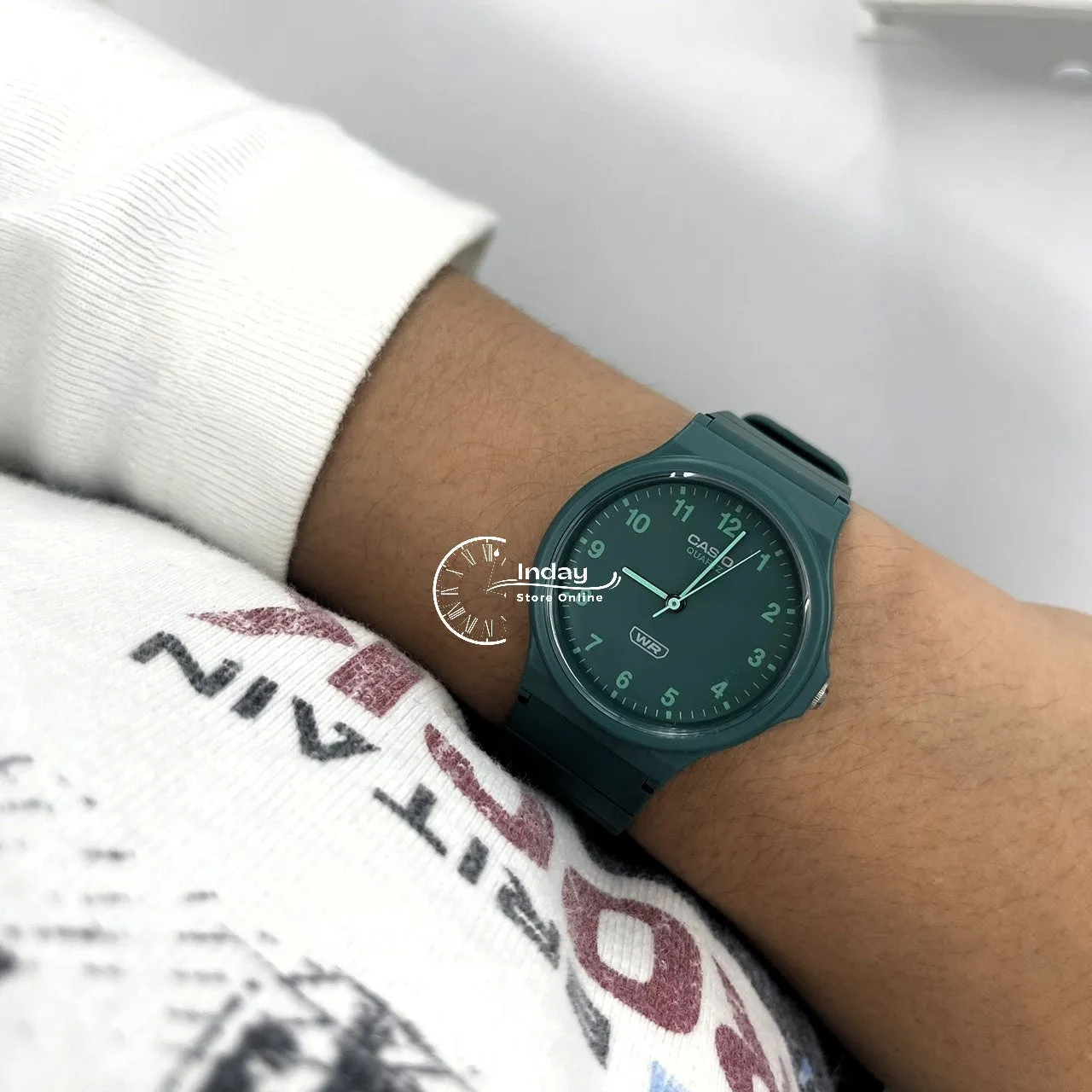 Casio Analog Women's Watch MQ-24B-3B Bio-based Resin Glass Resin Band