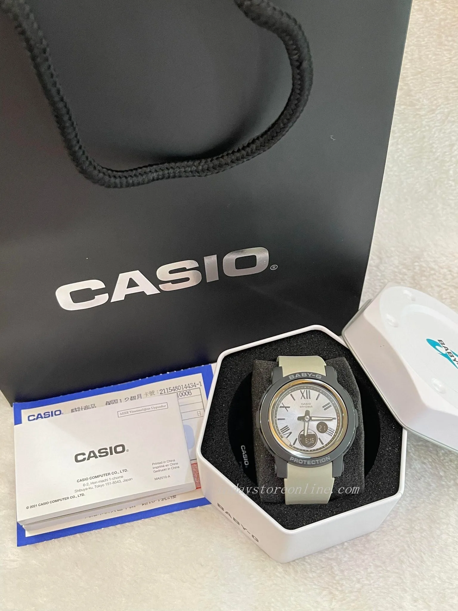 Casio Baby-G Women's Watch BGA-290-8A Resin Band Mineral Glass Shock Resistant