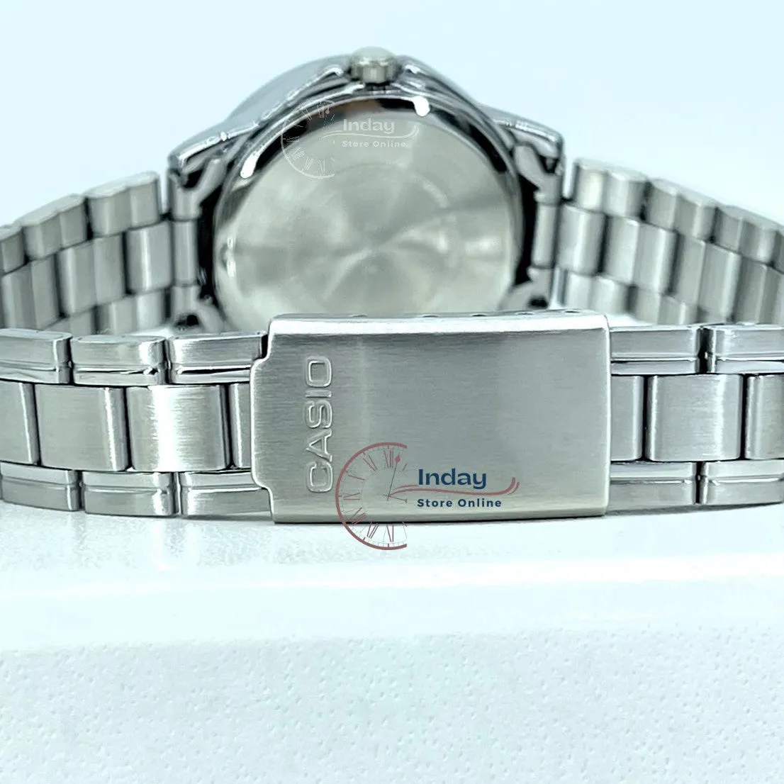 Casio Standard Women's Watch LTP-V004D-7B Silver Stainless Steel Strap Mineral Glass