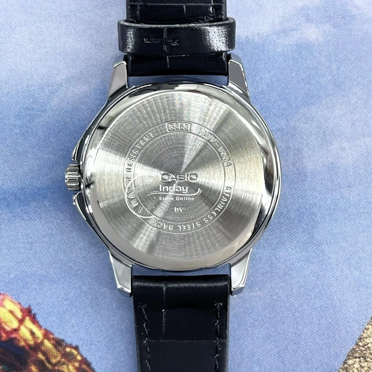 Casio Standard Women's Watch LTP-V004L-1A Black Leather Strap