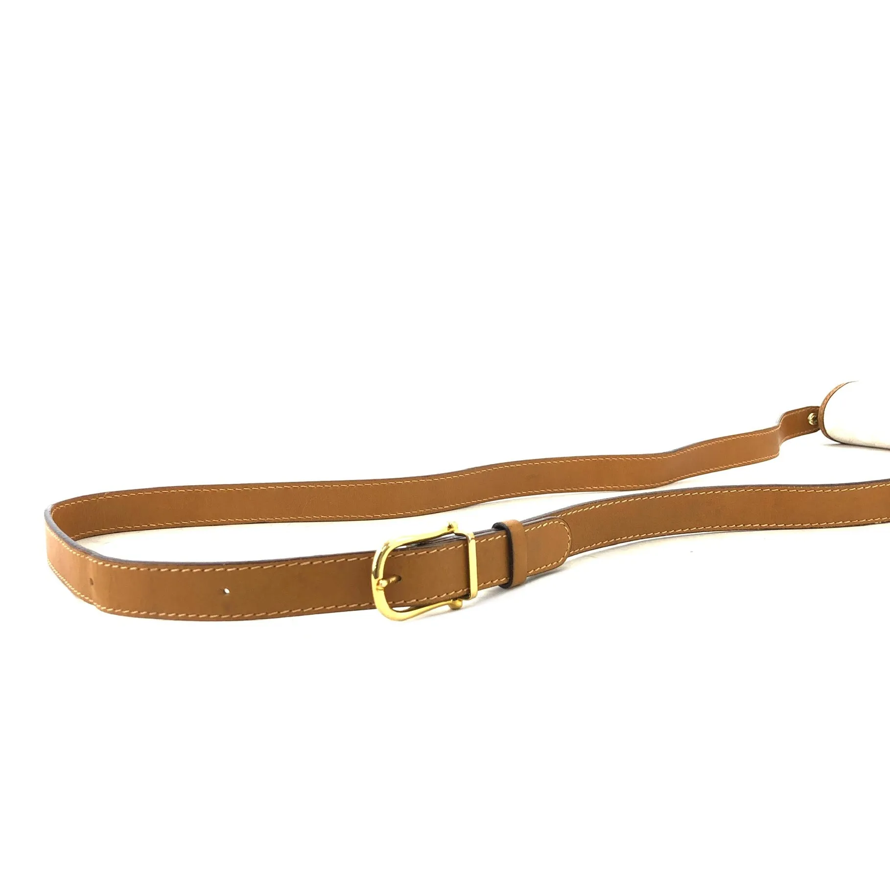 CELINE Macadam Blason Crowwbody Shoulderbag White Vintage Old celine 5mjbeu