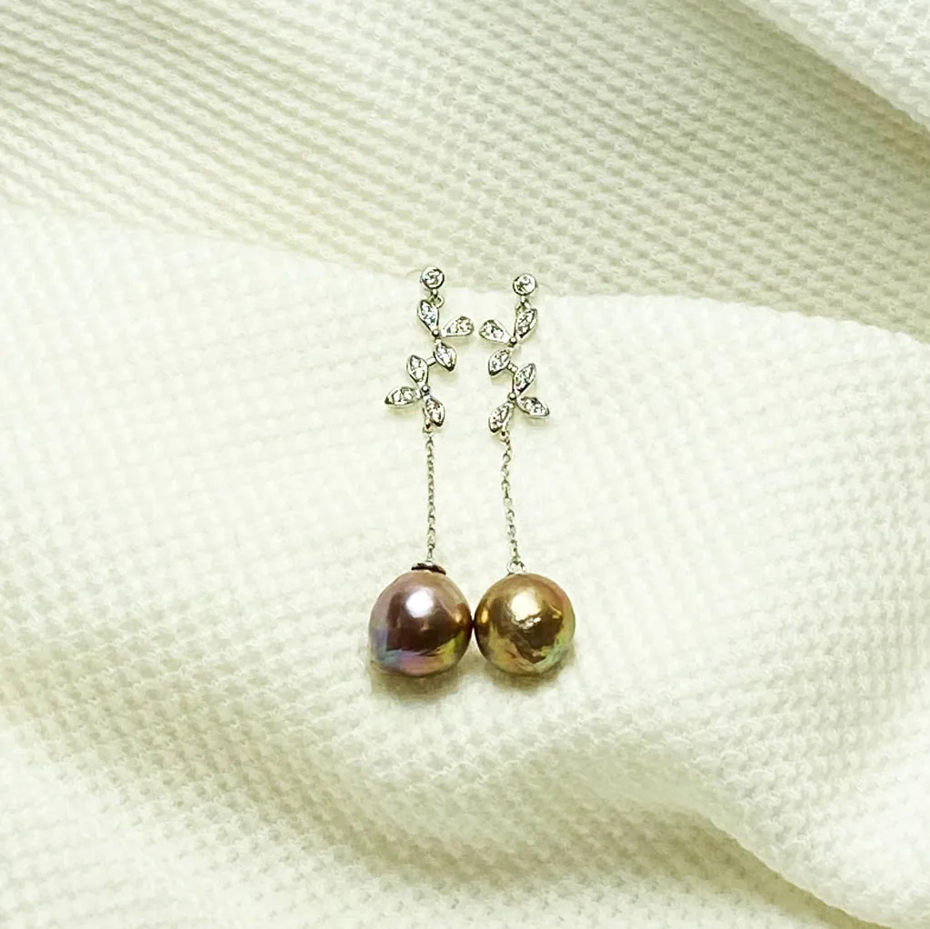 Charlotte Fresh Waster Pearl Drop Earrings