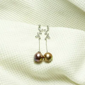 Charlotte Fresh Waster Pearl Drop Earrings