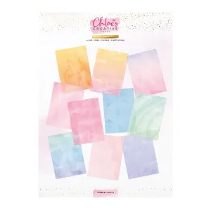 Chloes Creative Cards Designer Printed Vellum (A4) (50 Sheets) - Summer Floral Washes