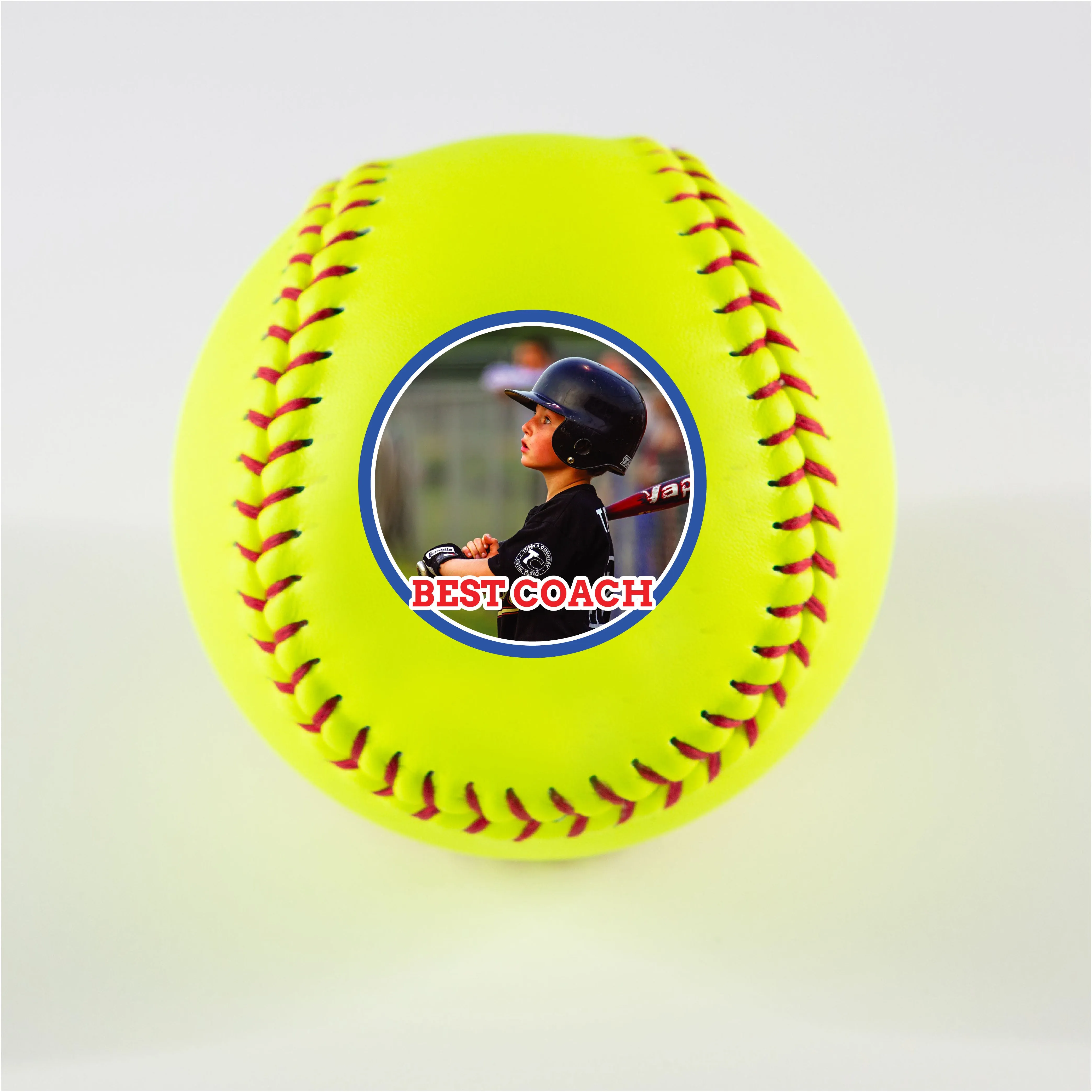 Coach Message, Printed Softball