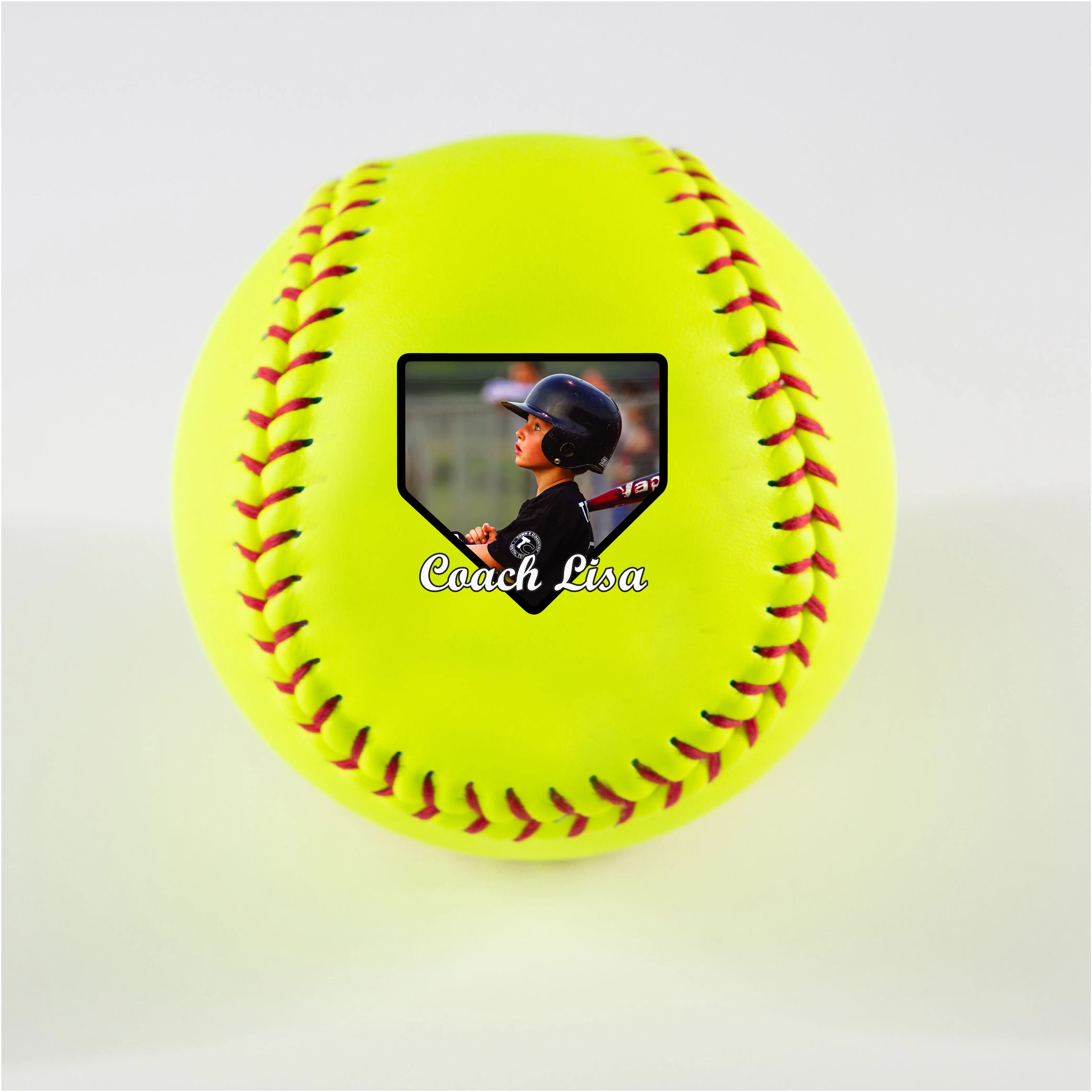 Coach Message, Printed Softball