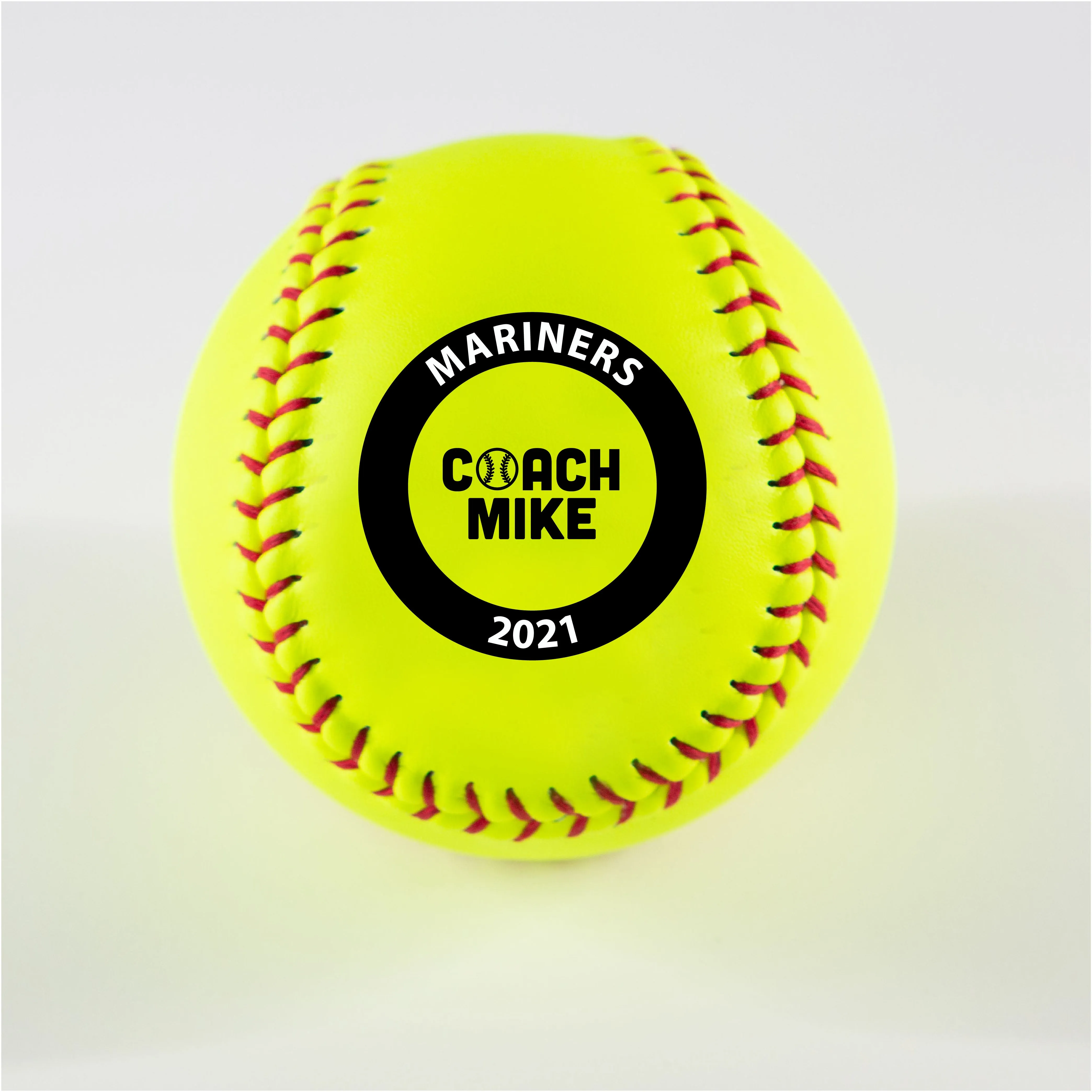 Coach Message, Printed Softball