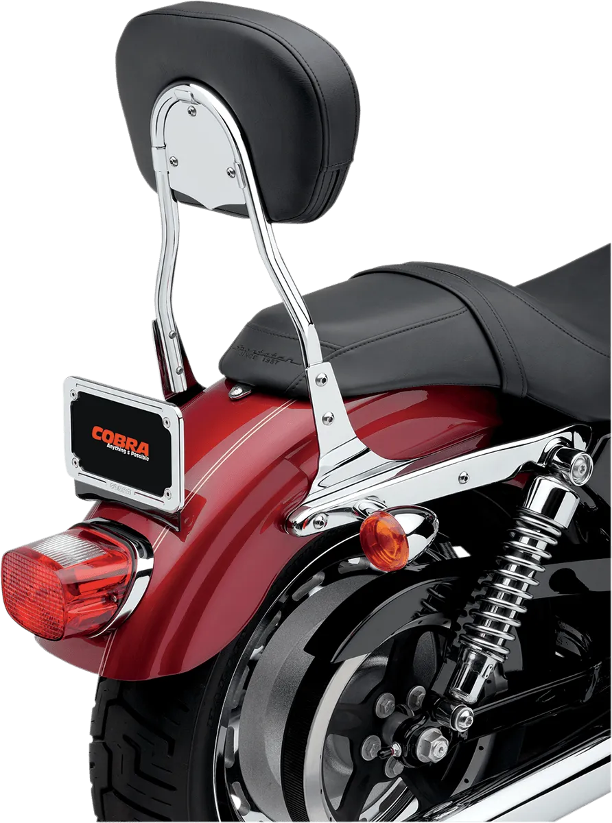 Cobra 602-1300 Short Round Sissy Bar - Chrome