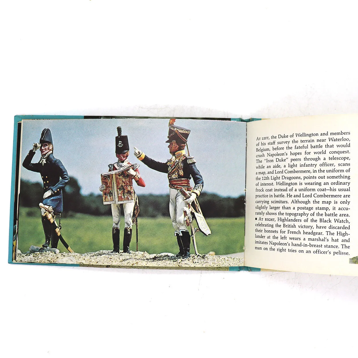 Collection of (17) Vintage Lead Military Toy Soldiers, Animals and Book
