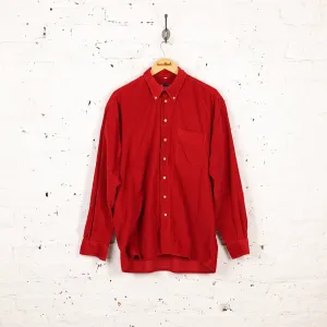 Corduroy Shirt - Red - L