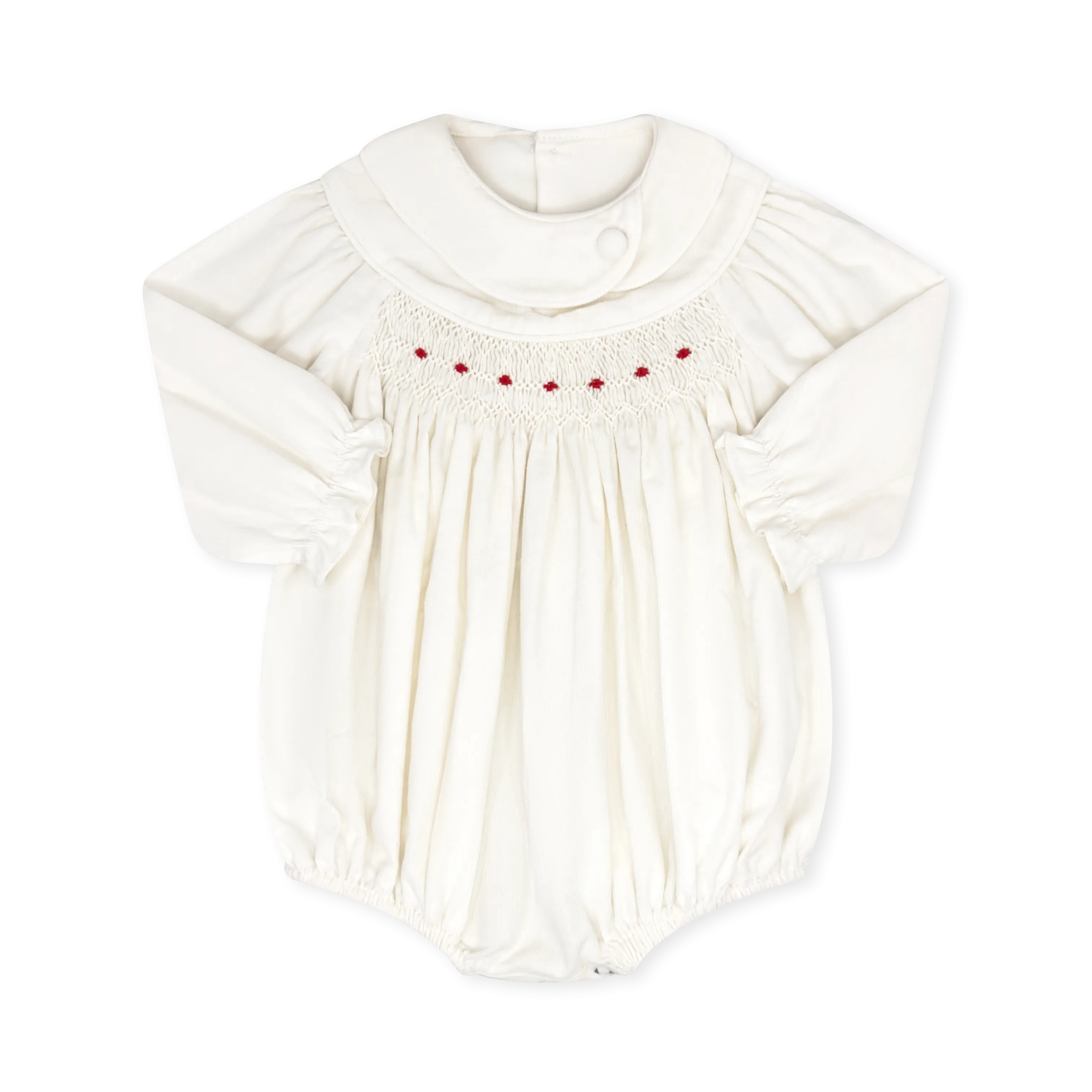 Courtney Bubble Long Sleeve - Dreamy White Cord