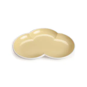 Cream Colored Lacquer Dish