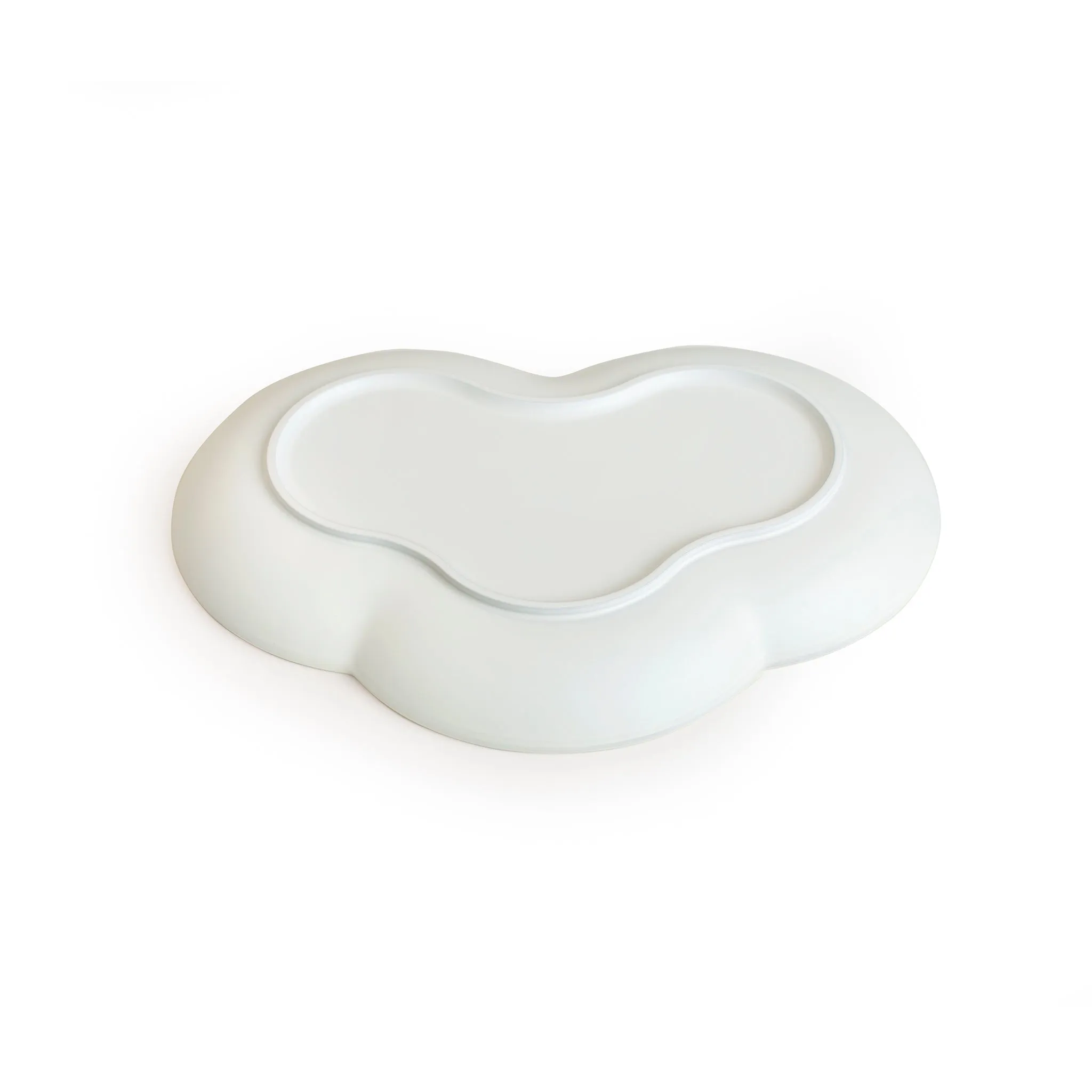Cream Colored Lacquer Dish