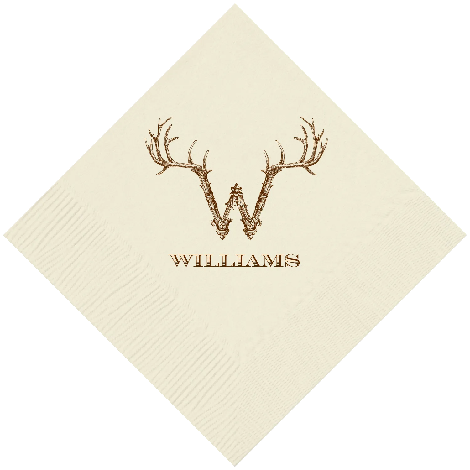 Customizable Hornabet Beverage Napkins W