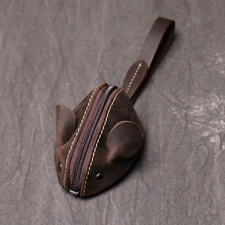 Cute Coin Purse Handmade Leather key Pocket