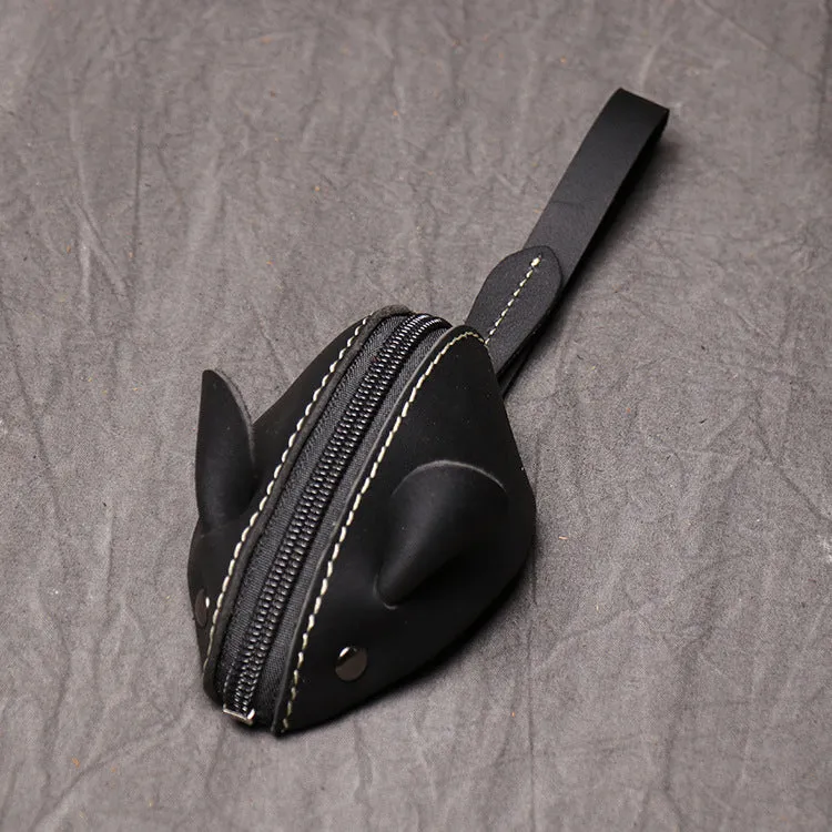 Cute Coin Purse Handmade Leather key Pocket