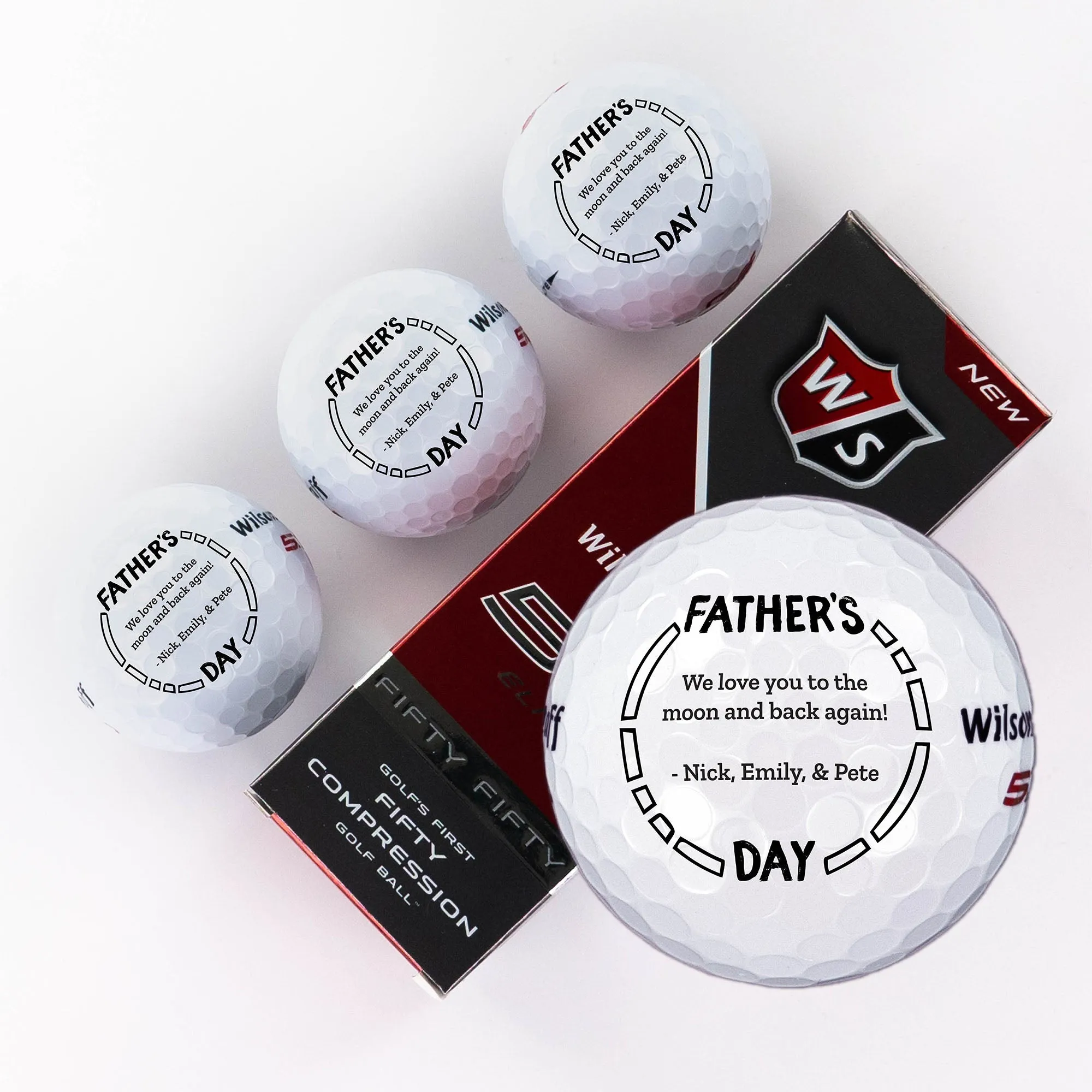Dad's Day, Printed Golf Balls