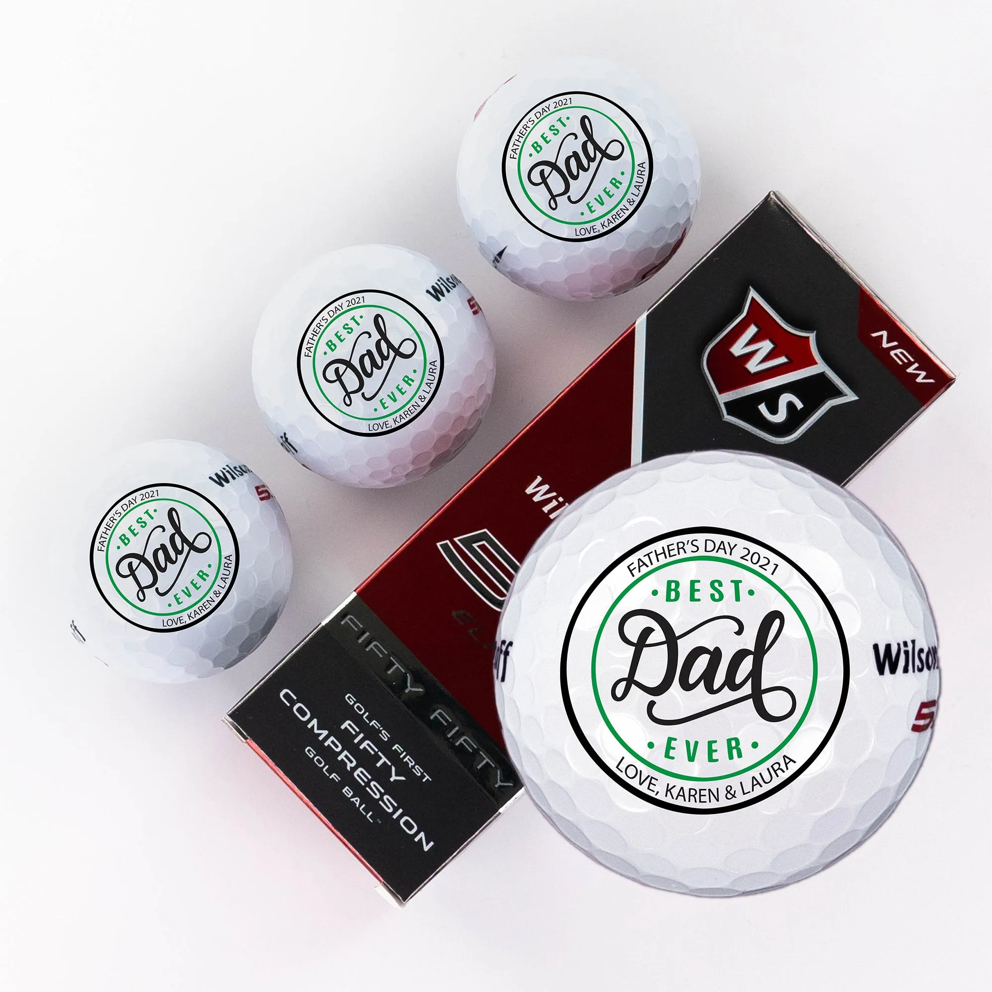 Dad's Day, Printed Golf Balls