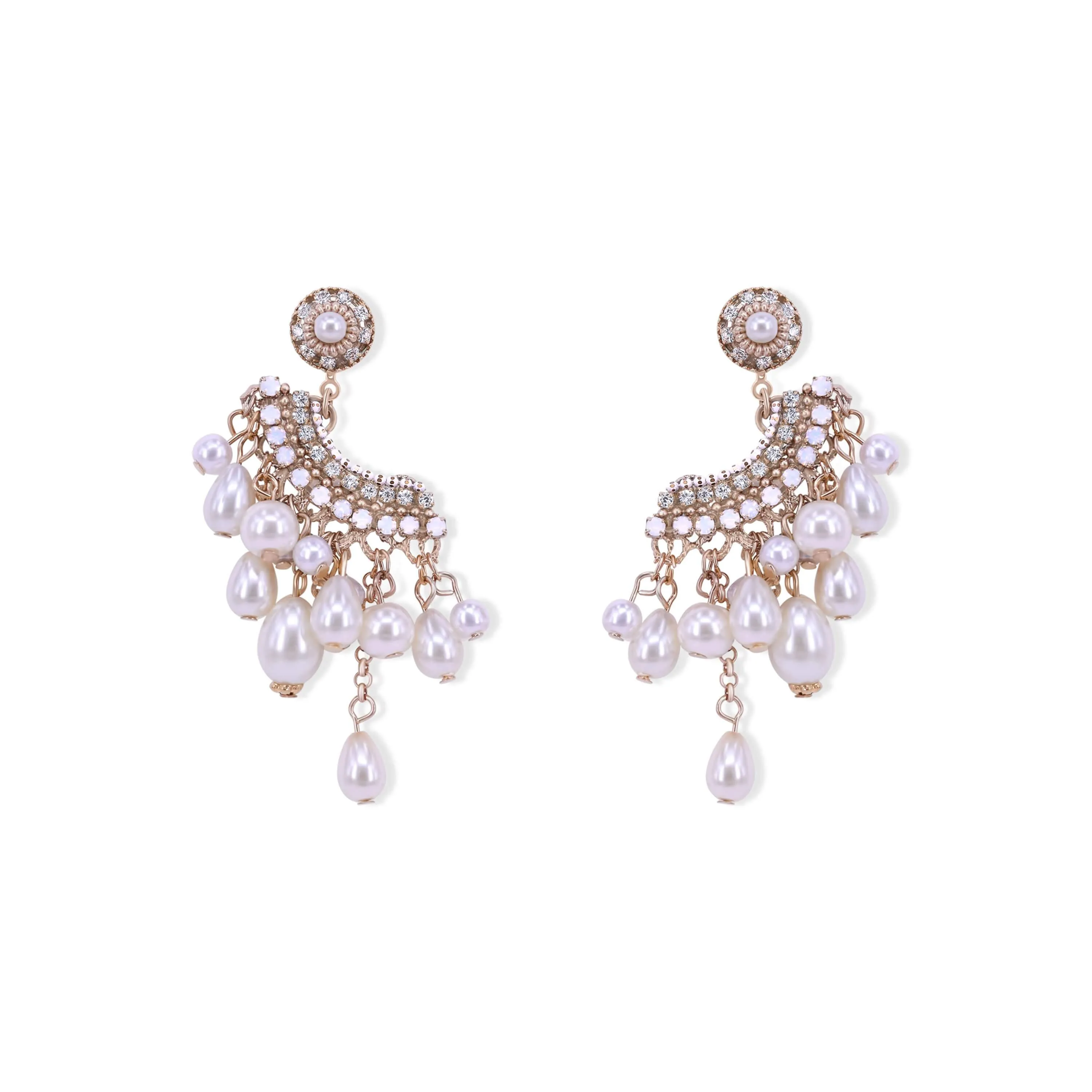 Dangling lure crystal gem drops
