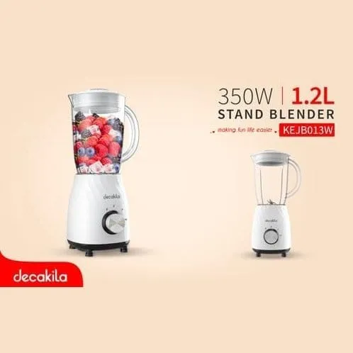 Decakila 1.2L Stand Blender 350W - KEJB013W