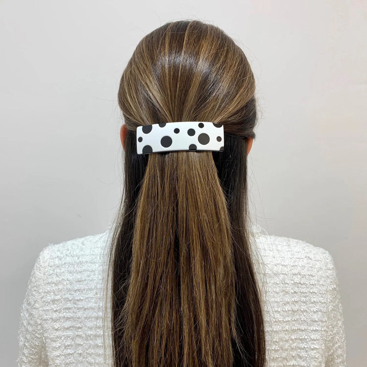 Denise Medium Ivory Hair Clip