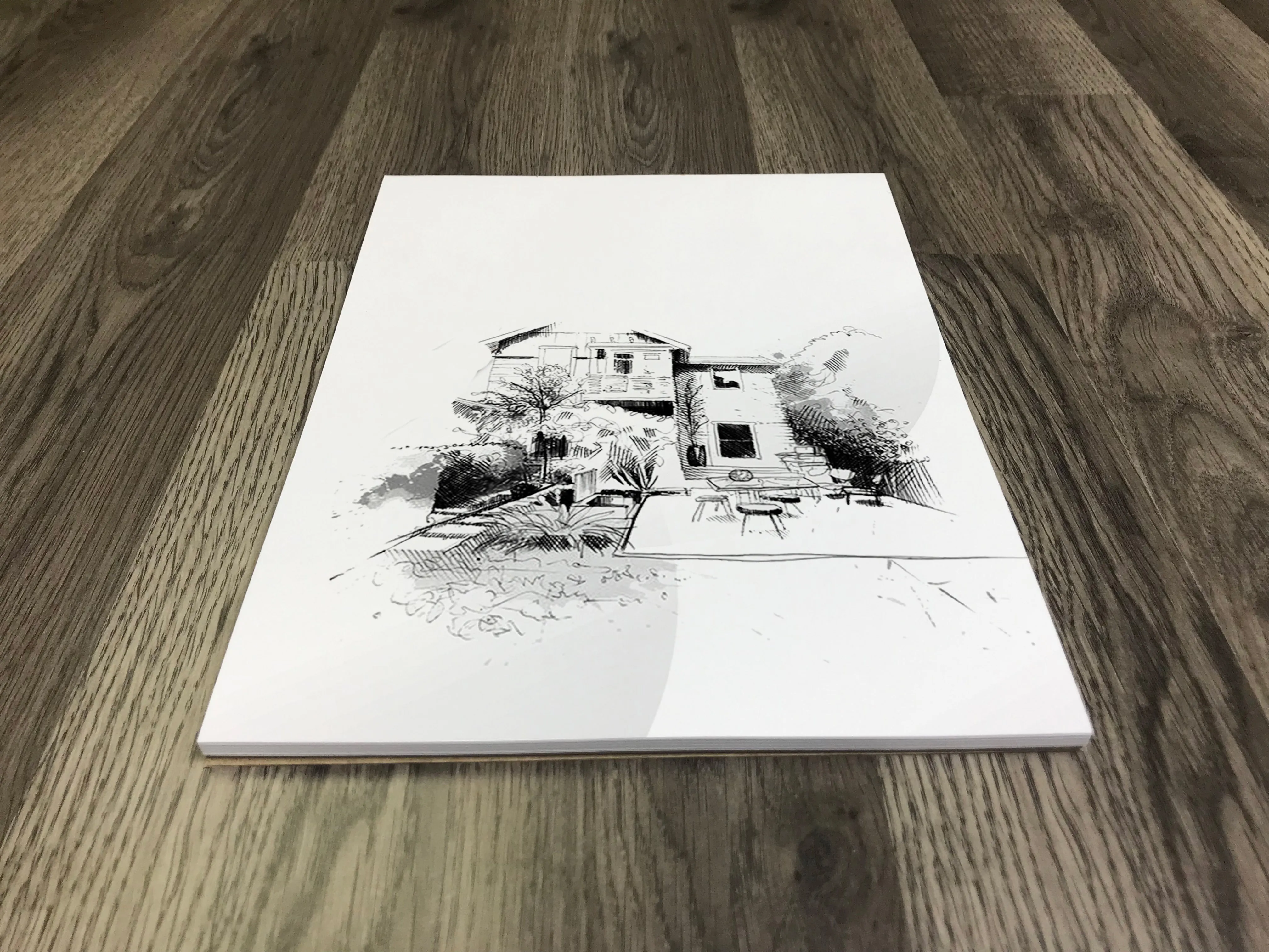 Design Ideation DRAW PAD : Removable Sheet. Multi-Media. (11" x 17") PAD-2550-TS