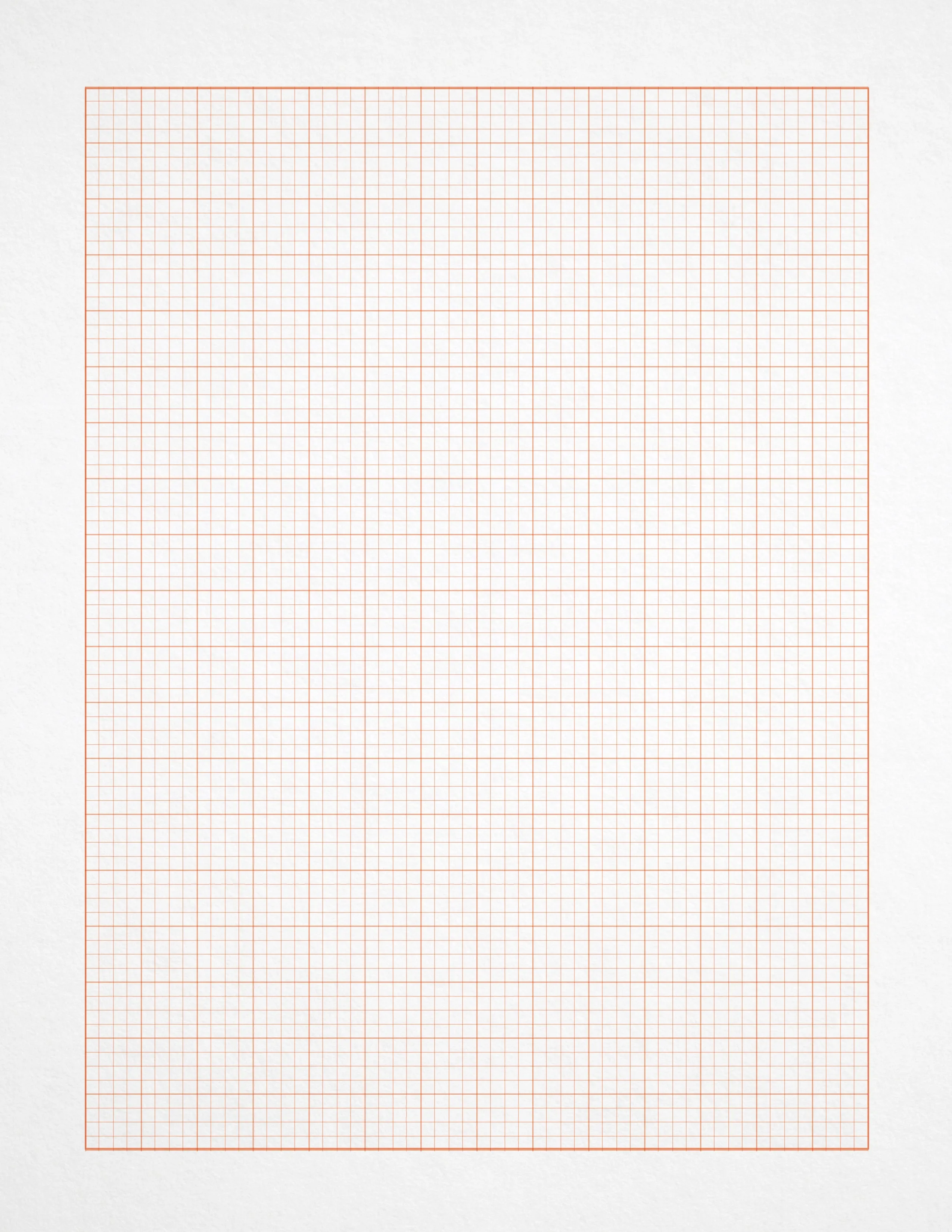 Design Ideation GRID PAD : Removable Sheet. Multi-Media. ORANGE GRID (8.5" x 11") PAD-2550-TS