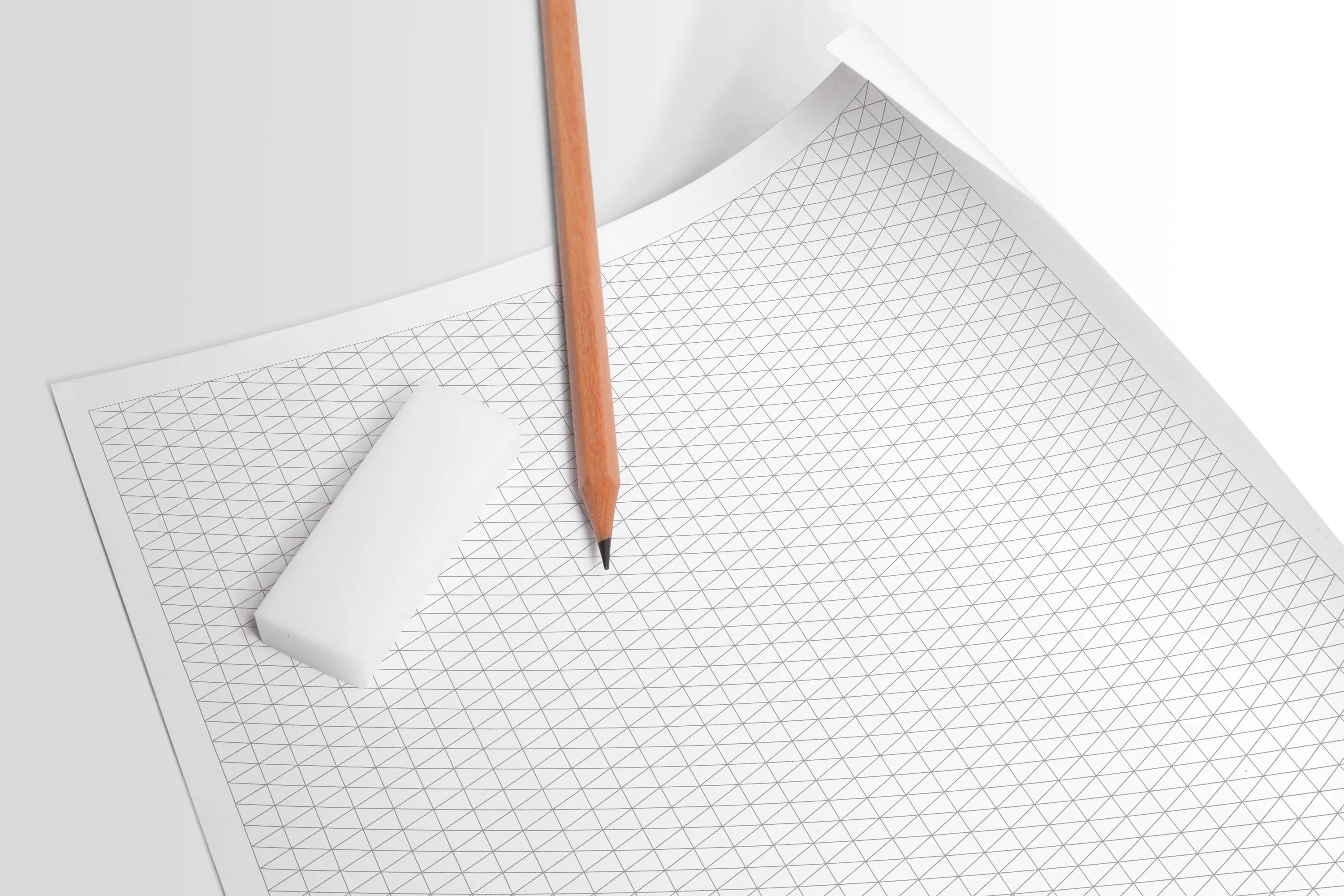 Design Ideation Grid Paper. GREY Grid. Premium Grid Paper. (8.5" x 11") 25 Sheet Pack. LP-GRID-V3-GR-25