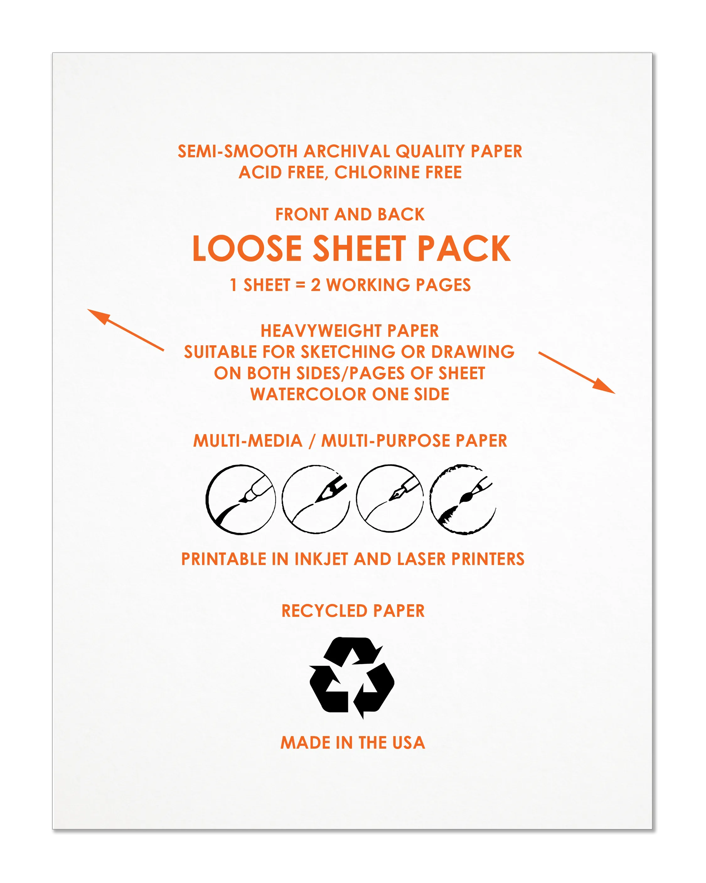 Design Ideation Grid Paper. Horizontal Isometric Grid. Premium Grid Paper. (8.5" x 11") 25 Sheet Pack. LP-GRID-CP-25