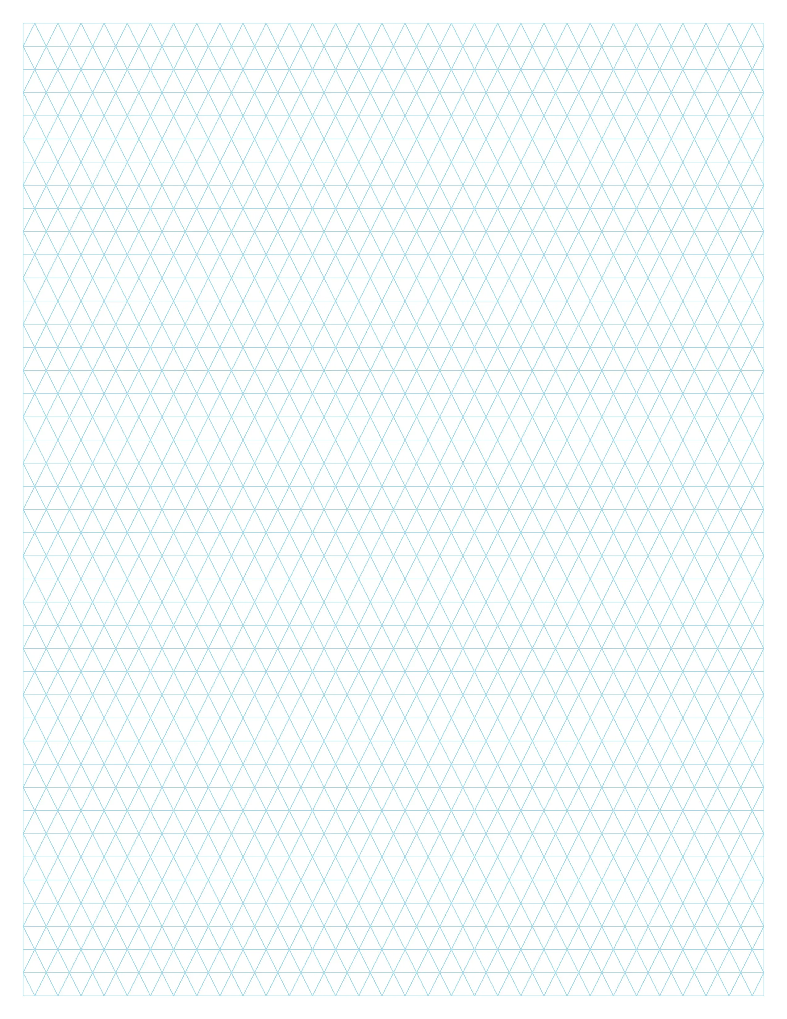 Design Ideation Grid Paper. Horizontal Isometric Grid. Premium Grid Paper. (8.5" x 11") 25 Sheet Pack. LP-GRID-CP-25