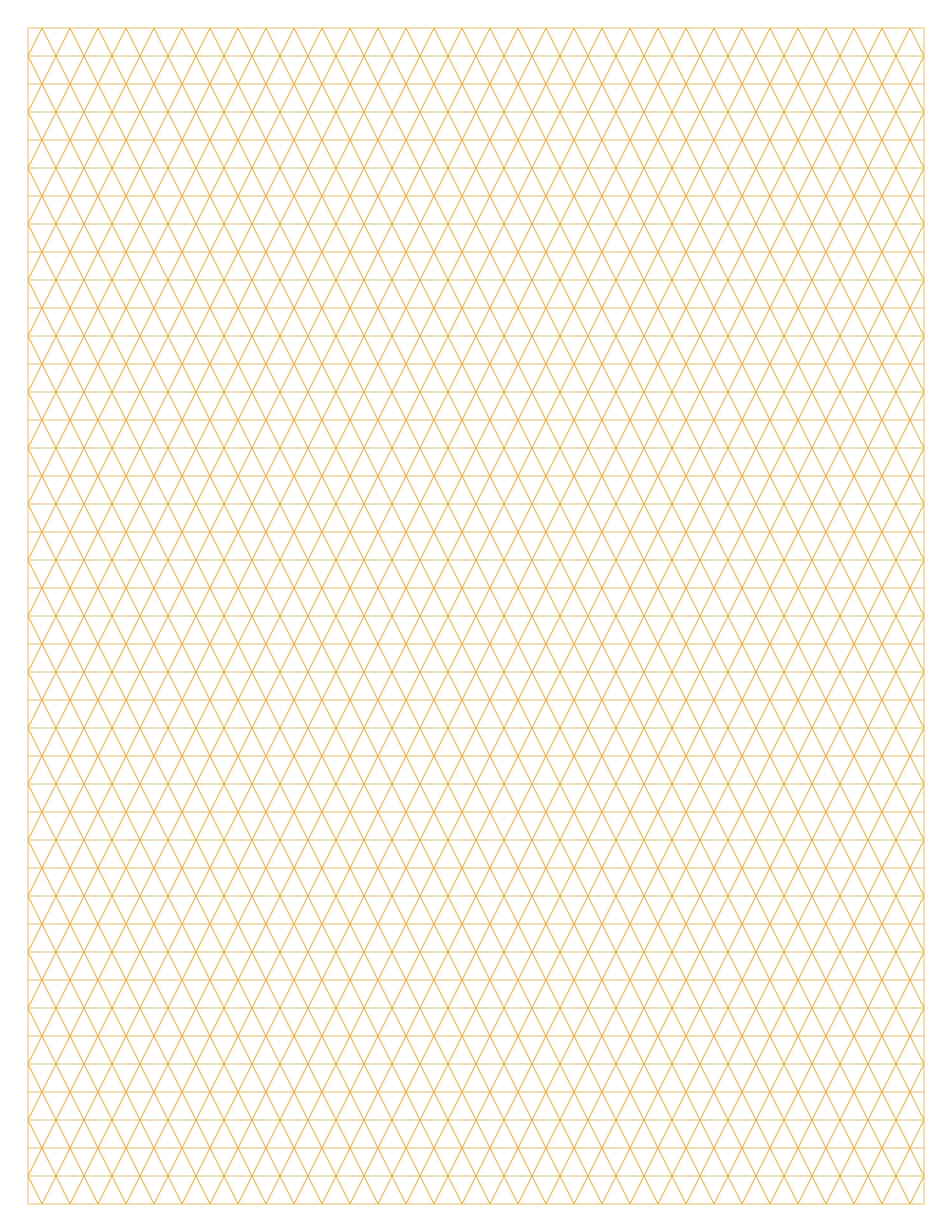 Design Ideation Grid Paper. Horizontal Isometric Grid. Premium Grid Paper. (8.5" x 11") 25 Sheet Pack. LP-GRID-CP-25