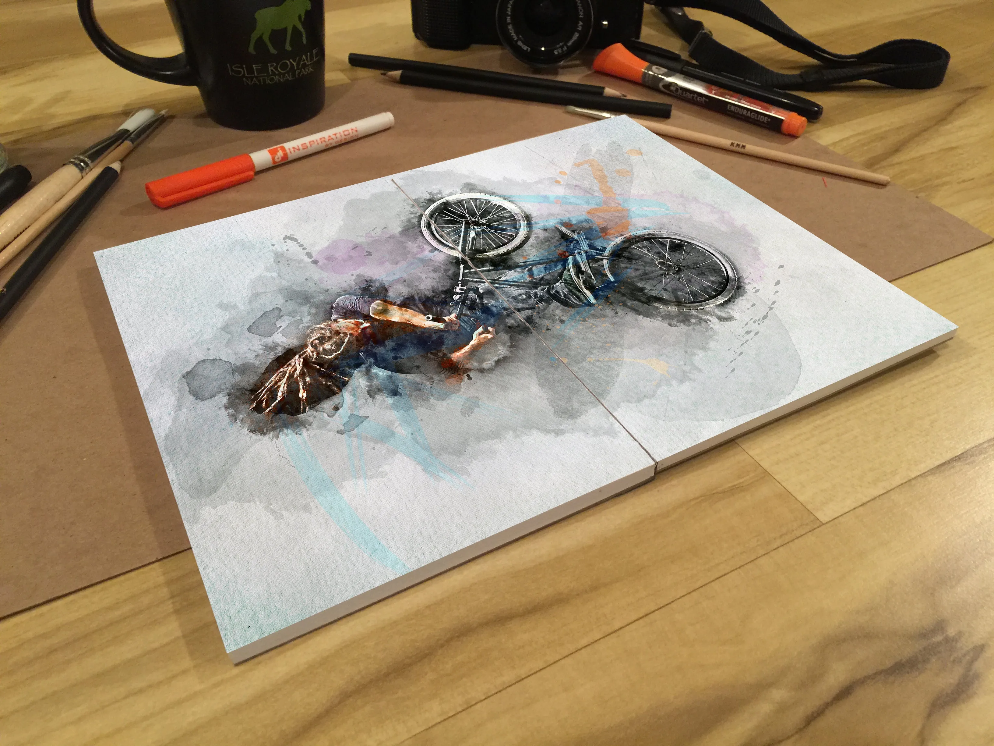 Design Ideation SKETCH PAD : Removable Sheet. Multi-Media. (8.5" x 11") PAD-2550-TS