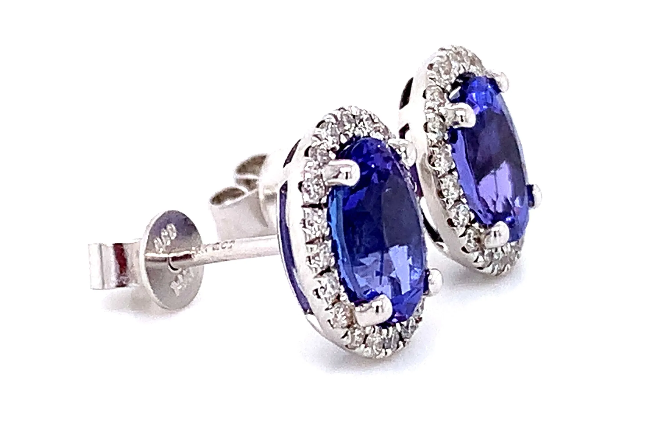 Diamond & 2.64ct t.w. Tanzanite Earrings