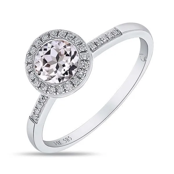 Diamond Birthstone Ring 14K