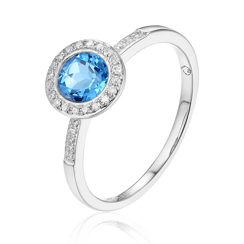 Diamond Birthstone Ring 14K