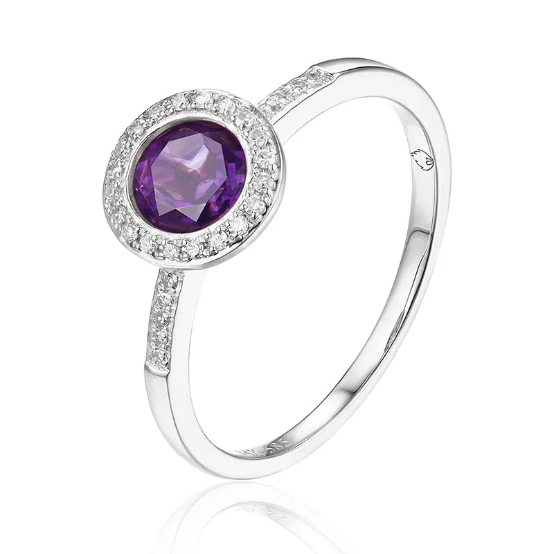 Diamond Birthstone Ring 14K